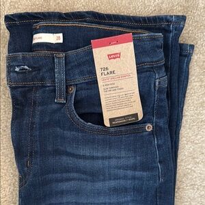 Levi's 726 Flare Jeans in Deep Indigo